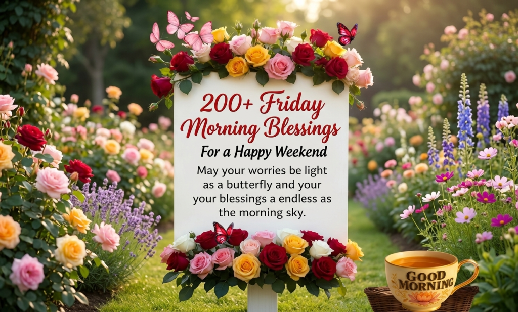 200+Best Friday Morning Blessings For a Happy Weekend 2026