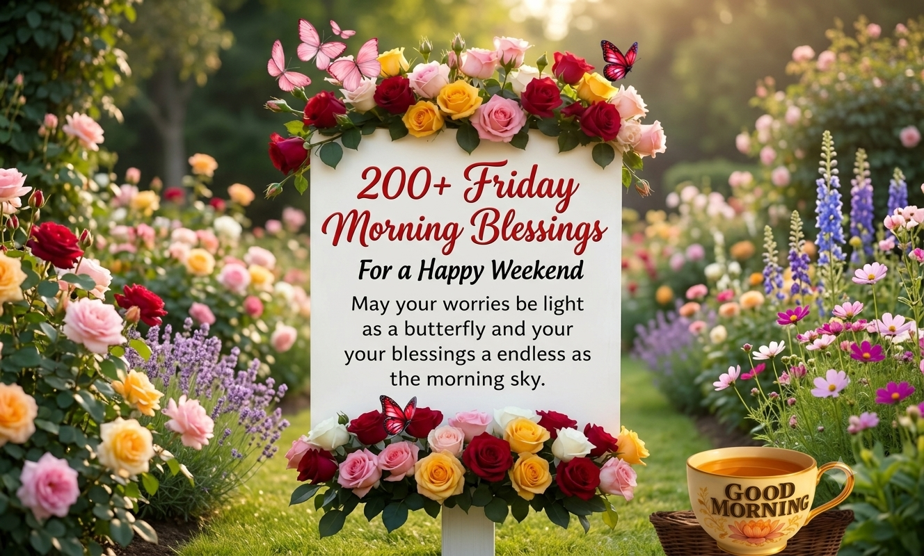 200+Best Friday Morning Blessings For a Happy Weekend 2026.