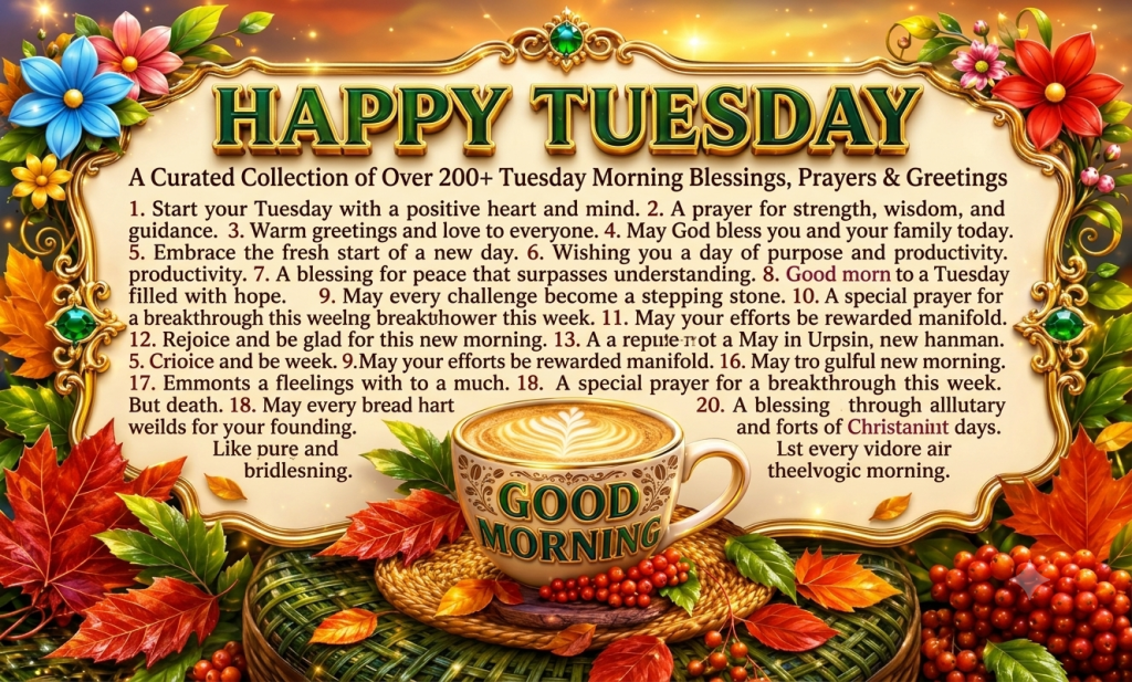 tuesday morning blessings