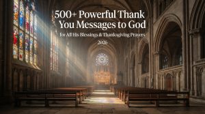  Thank you messages to god 