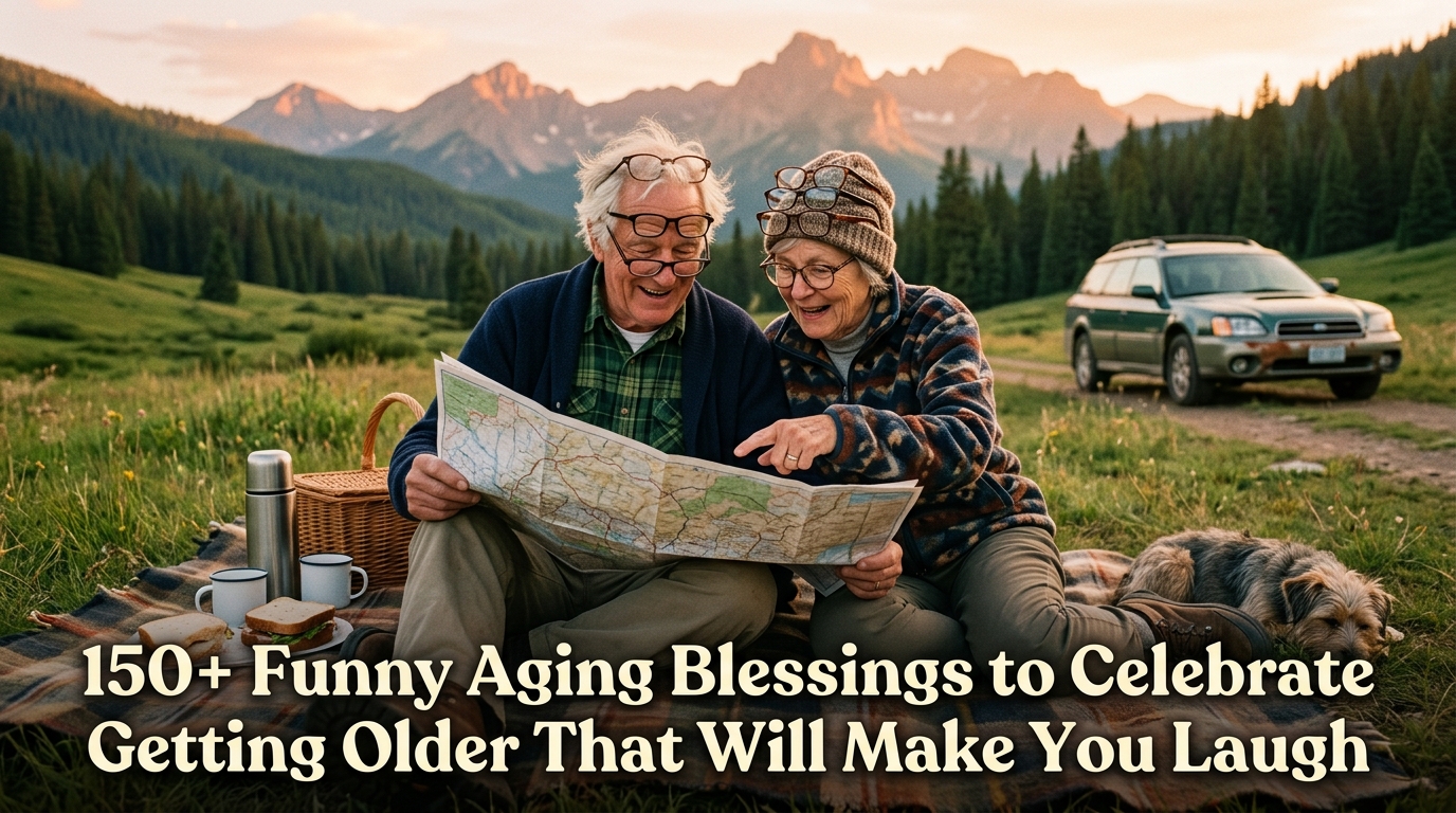 150+ Funny Aging Blessings to Celebrate Getting Older That Will Make You Laugh.