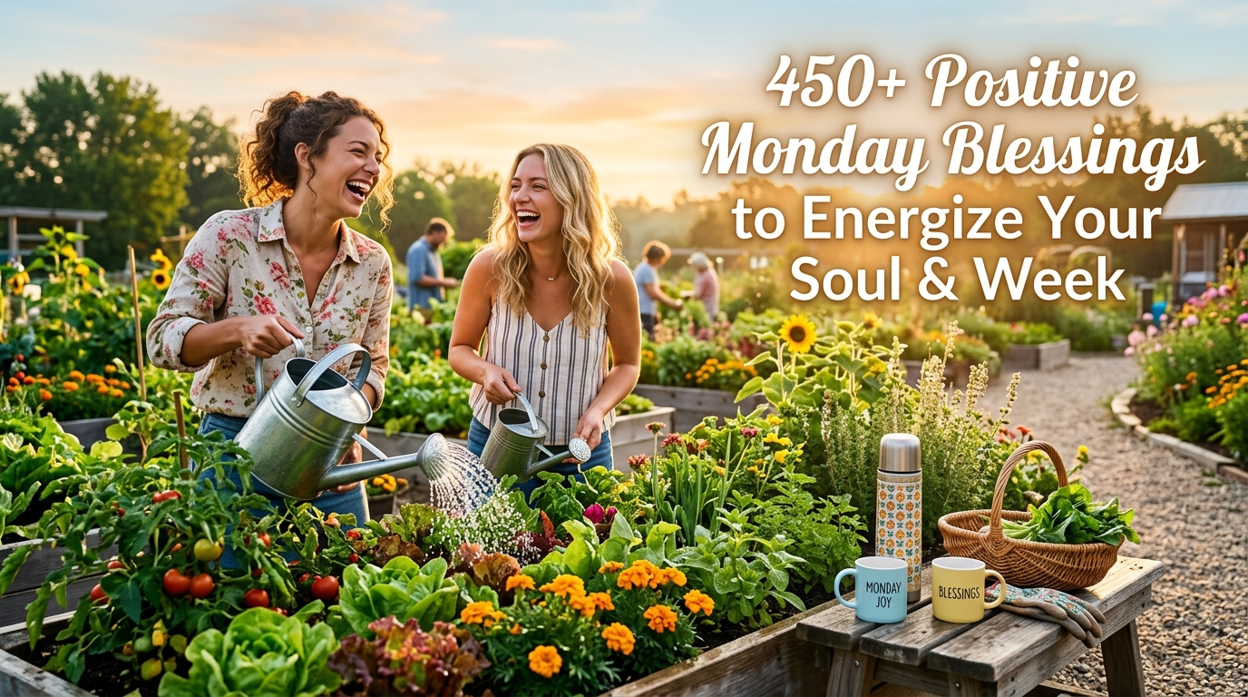 450+ Positive Monday Blessings to Energize Your Soul & Week.