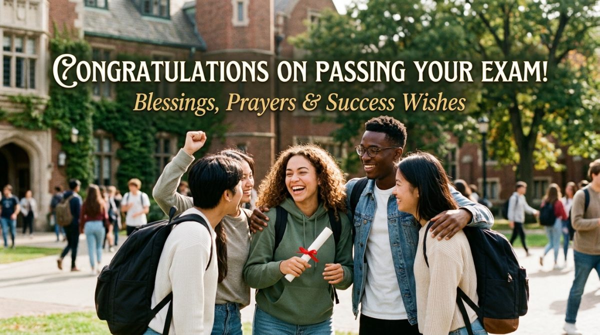 Congratulations on Passing Your Exam

