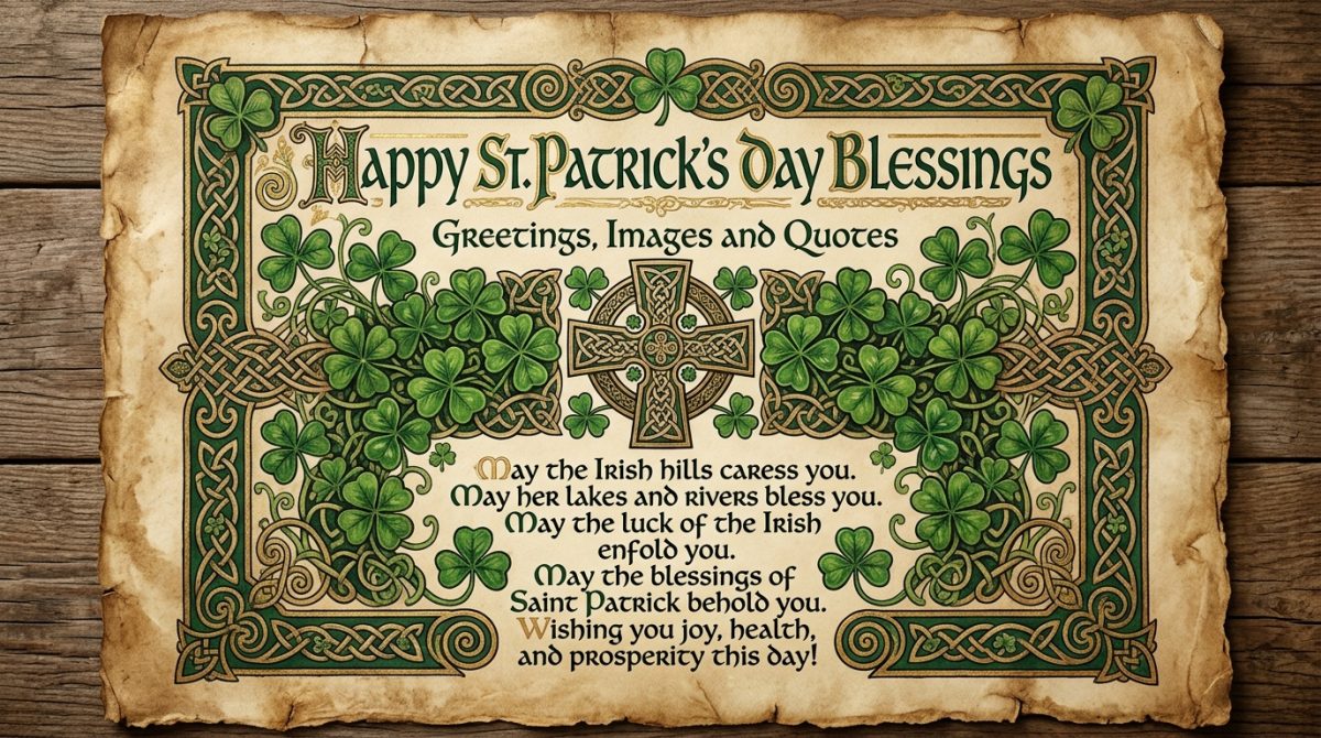 Happy St. Patrick’s Day Blessings