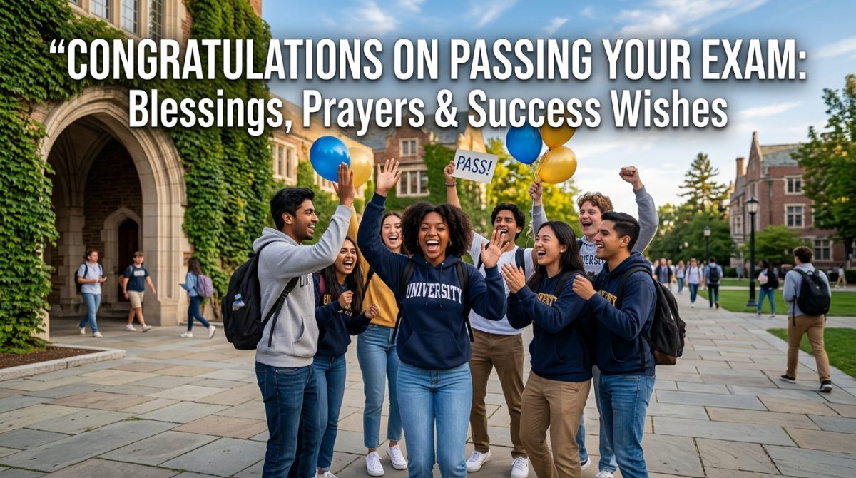 Congratulations on Passing Your Exam
