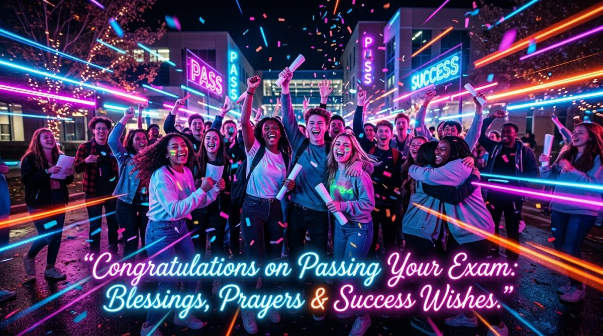 Congratulations on Passing Your Exam
