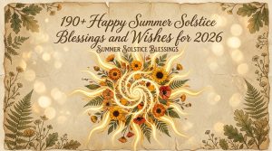 Happy Summer Solstice Blessings