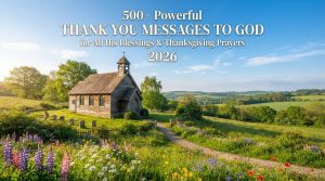 Thank you messages to god