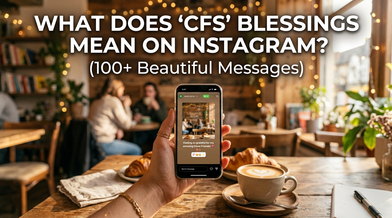 What Does CFS Blessings Mean on Instagram? 100+ Beautiful Messages.