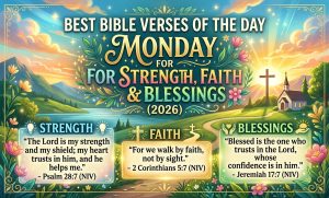  Bible Verses of the Day: Monday 