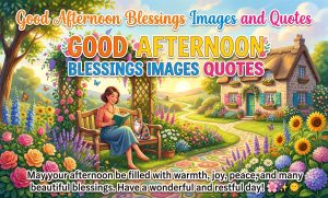 Good Afternoon Blessings for Your Loved Ones