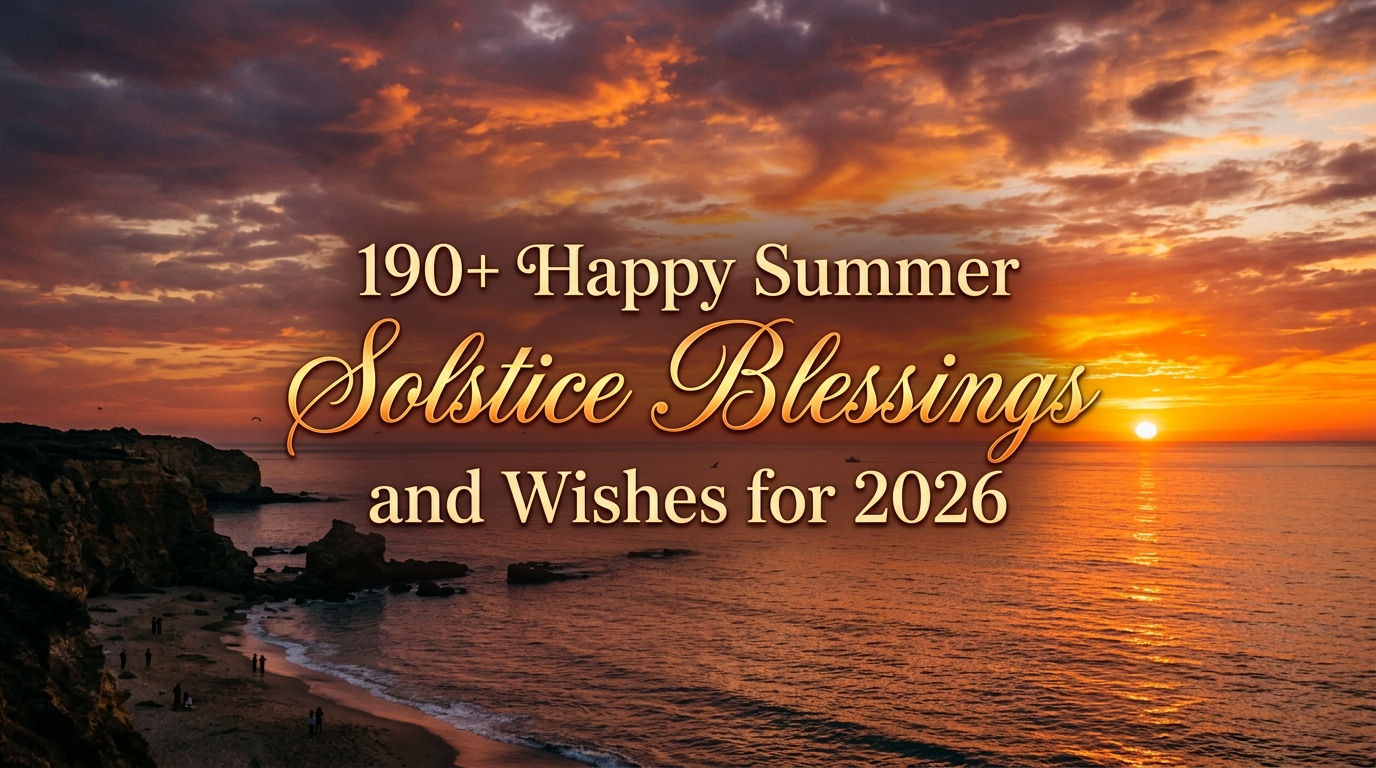 190+ Happy Summer Solstice Blessings and Wishes for 2026