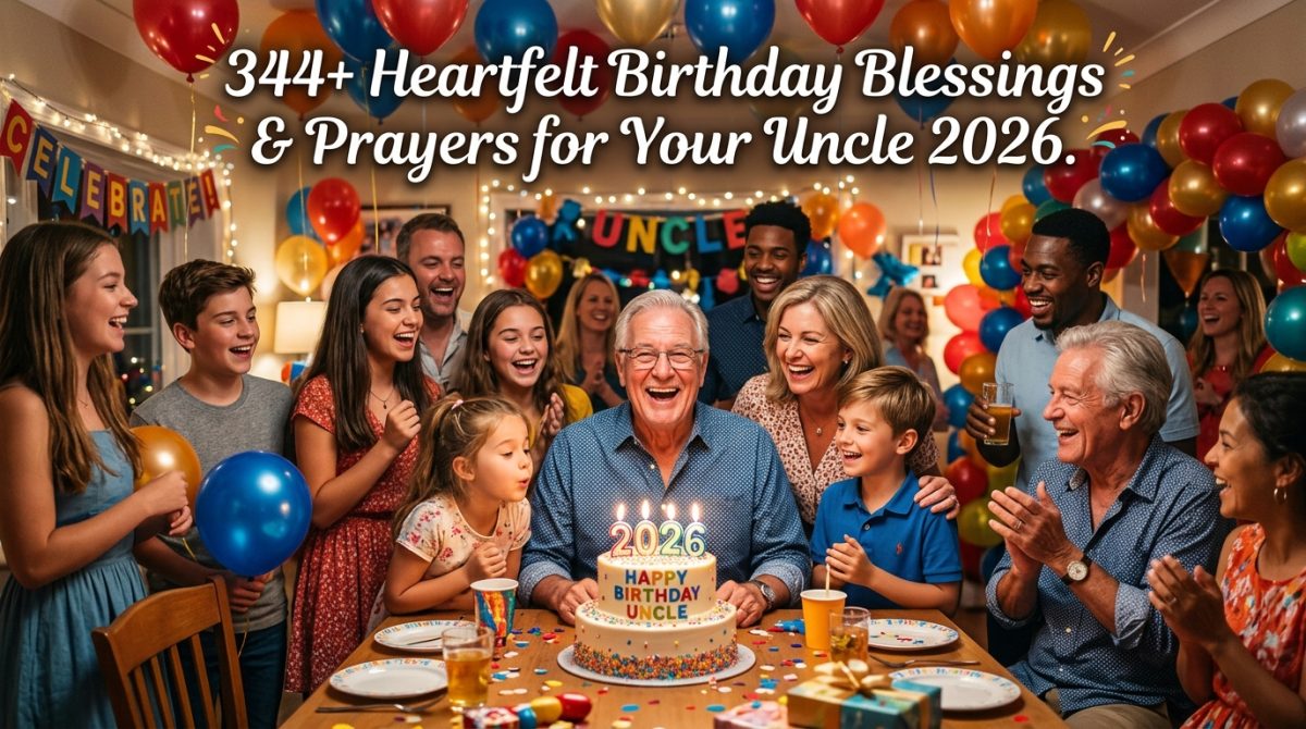 344+ powerful Heartfelt Birthday Blessings & Prayers for Your Uncle 2026