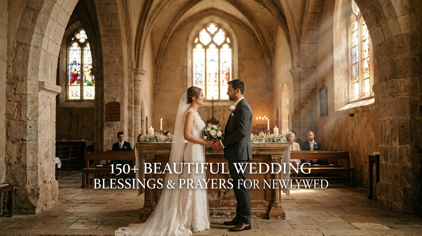 150+ Beautiful Wedding Blessings & Prayers for Newlyweds