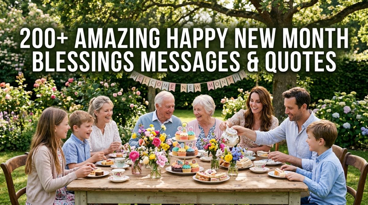 Happy New Month Blessings Messages