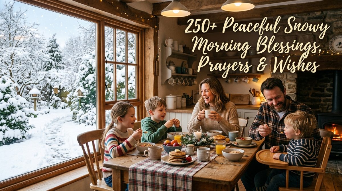 Snowy Morning Blessings
