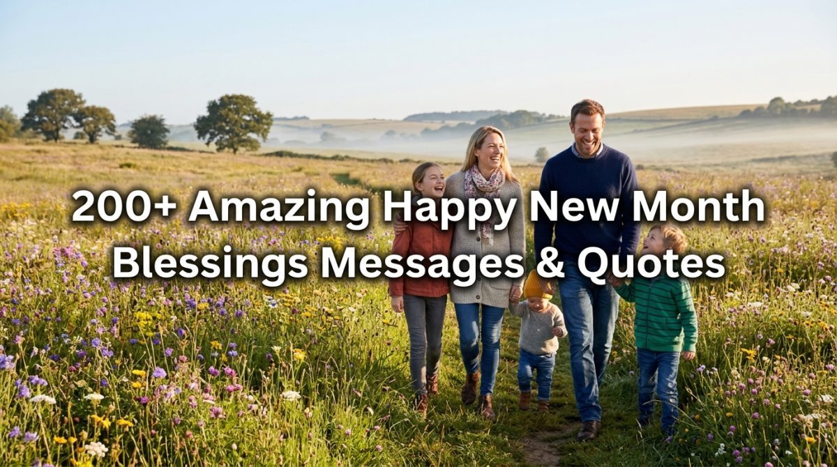 Happy New Month Blessings Messages