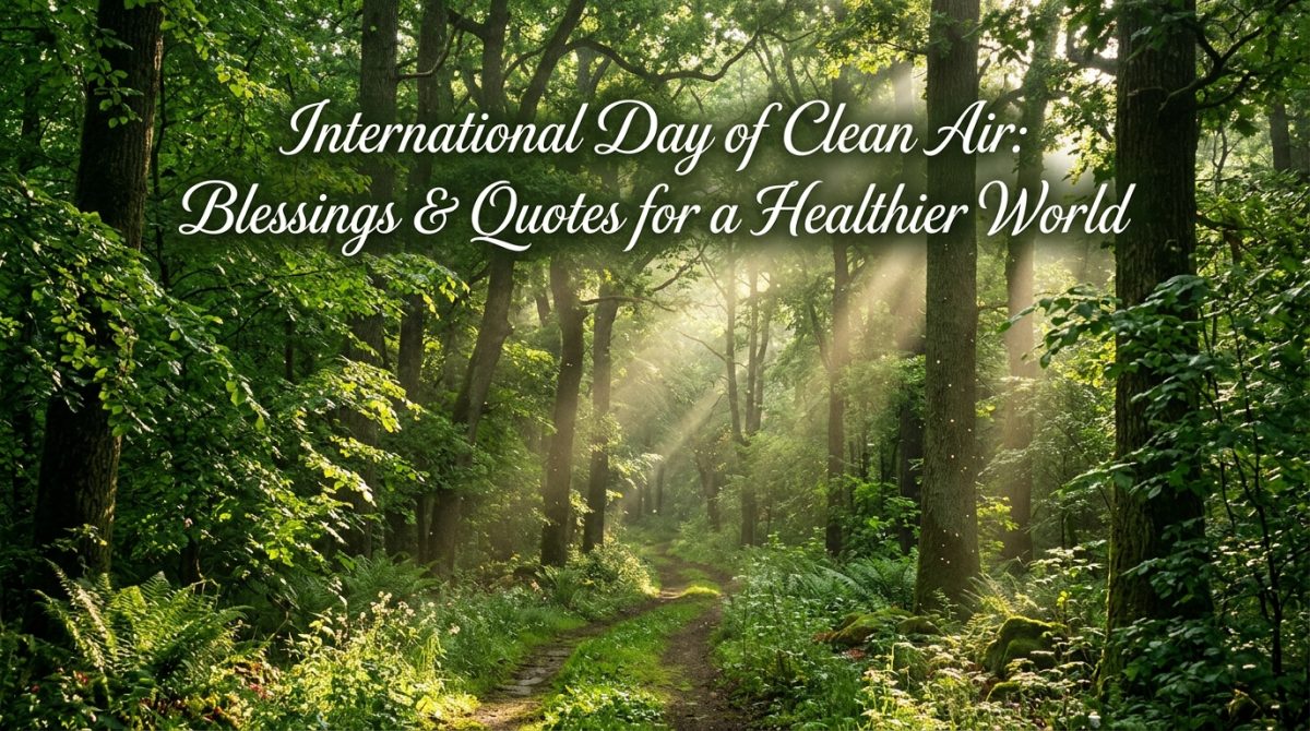 International Day of Clean Air Blessings