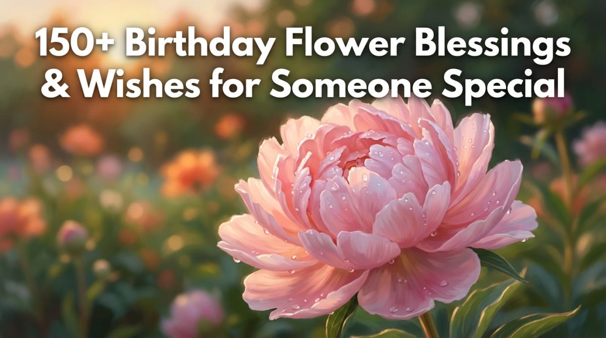 Birthday Flower Blessings & Wishes