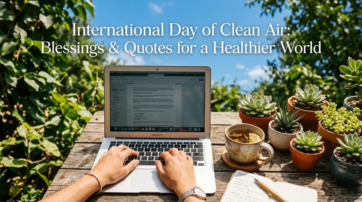 International Day of Clean Air Blessings