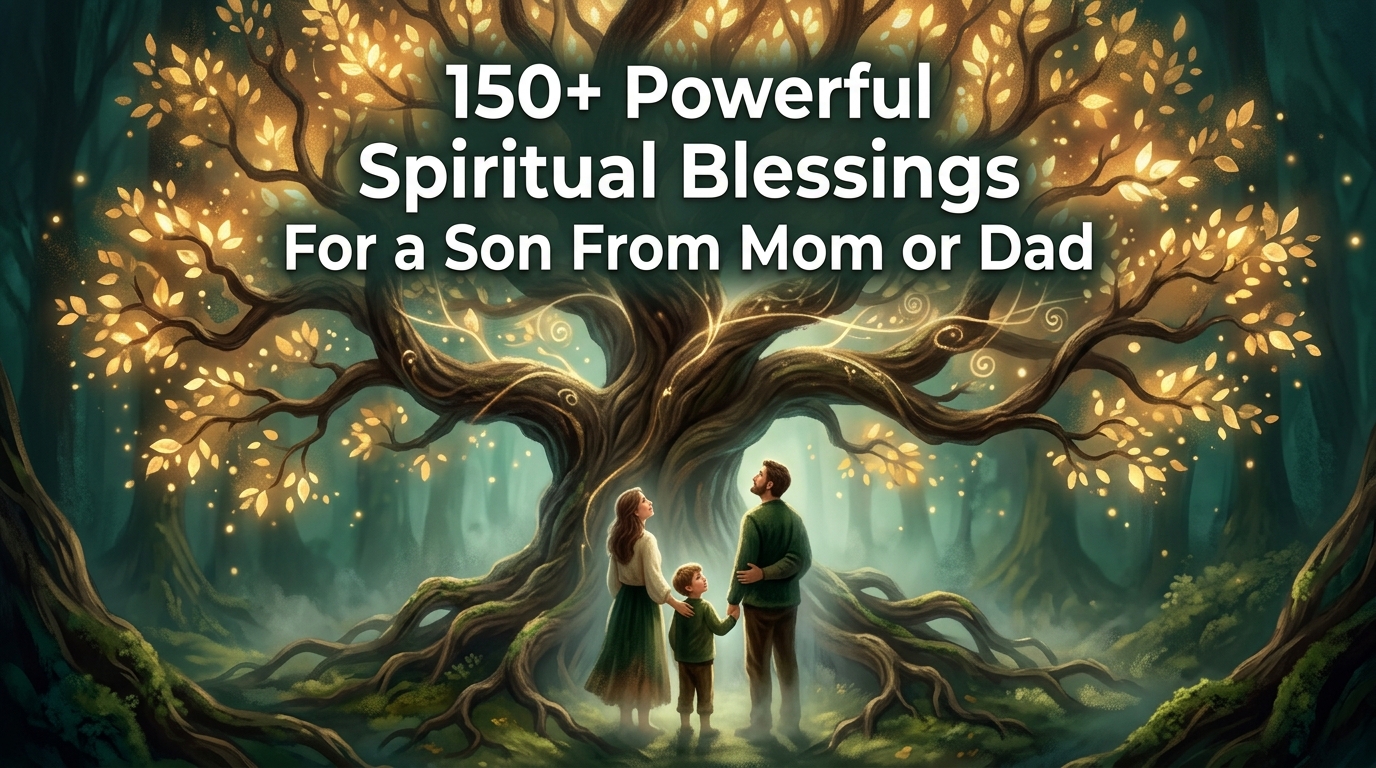 150+ Powerful Spiritual Blessings for a Son From Mom or Dad