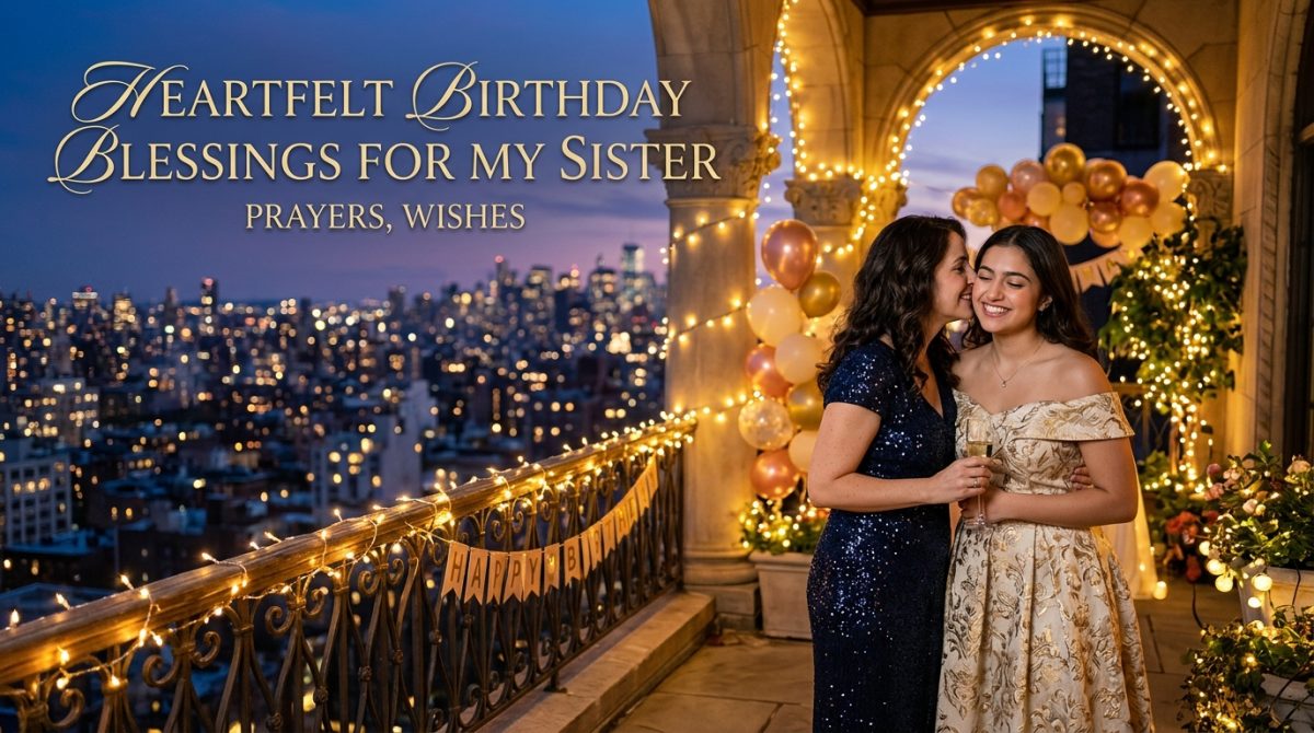 Birthday Blessings for My Sister