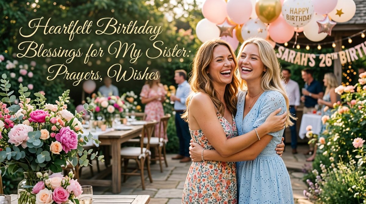 Birthday Blessings for My Sister