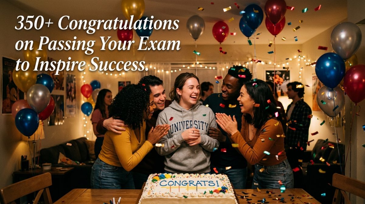 Congratulations on Passing Your Exam
