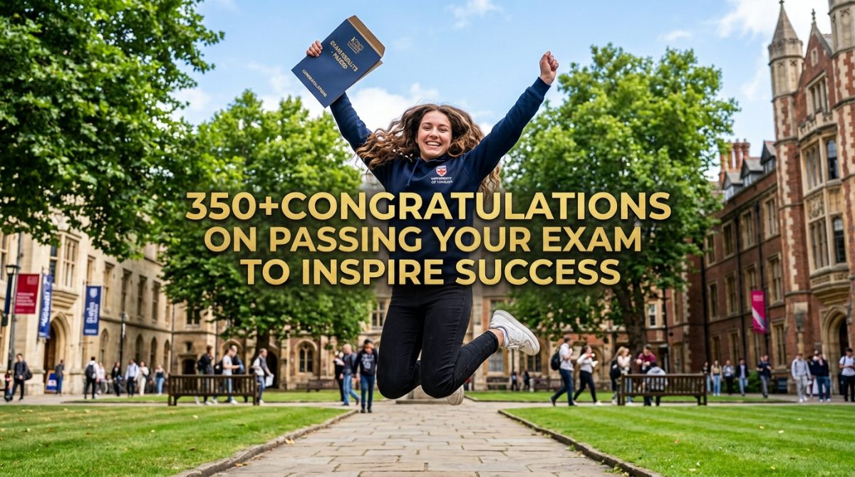 Congratulations on Passing Your Exam