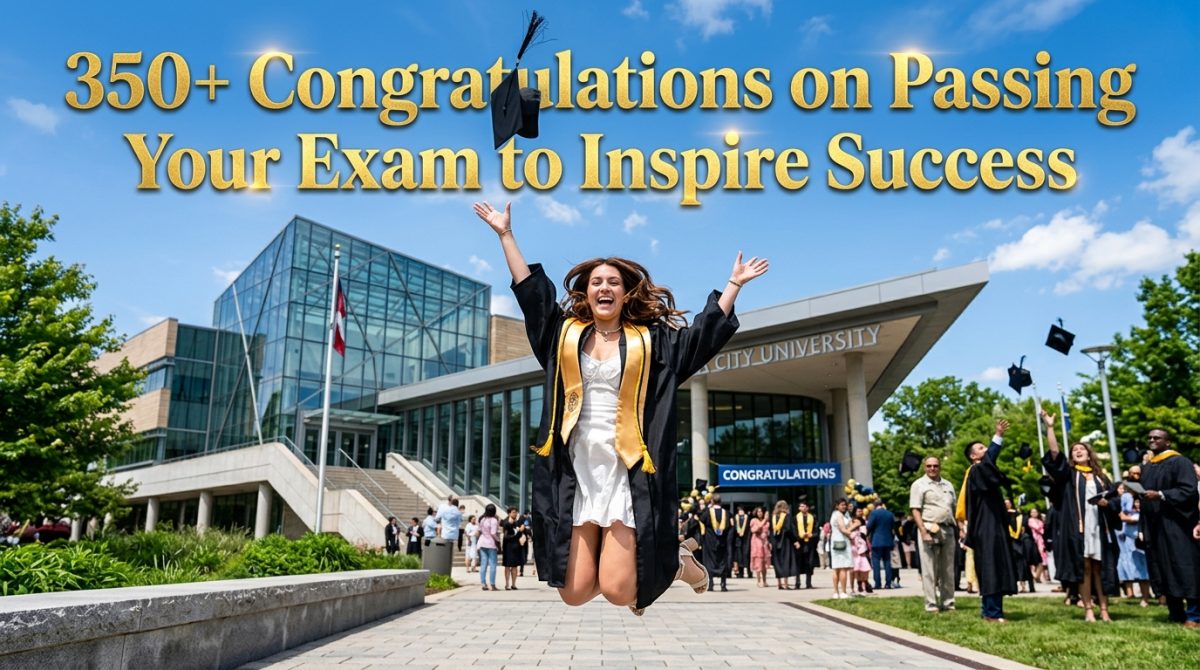 Congratulations on Passing Your Exam