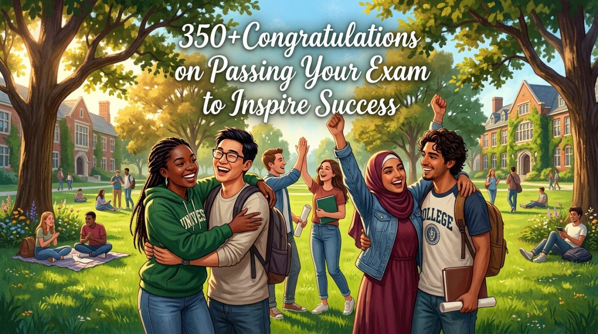Congratulations on Passing Your Exam