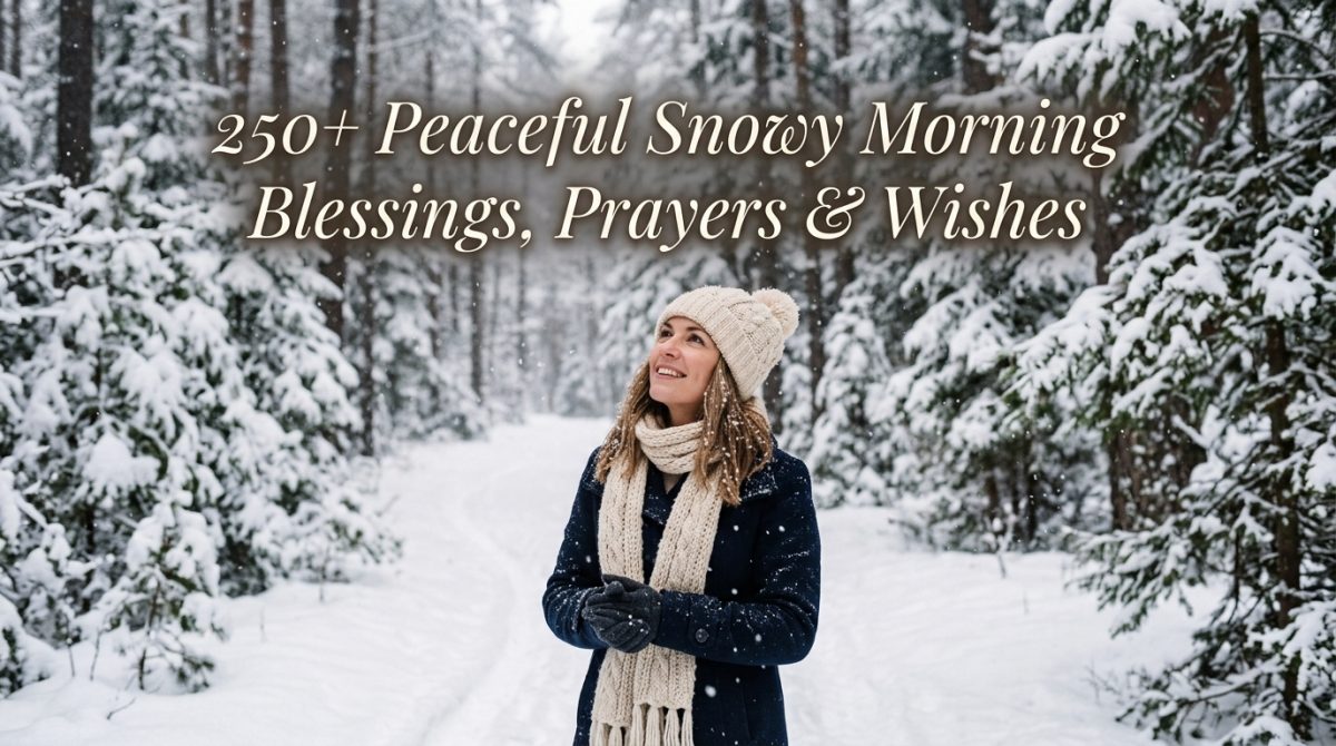 Snowy Morning Blessings
