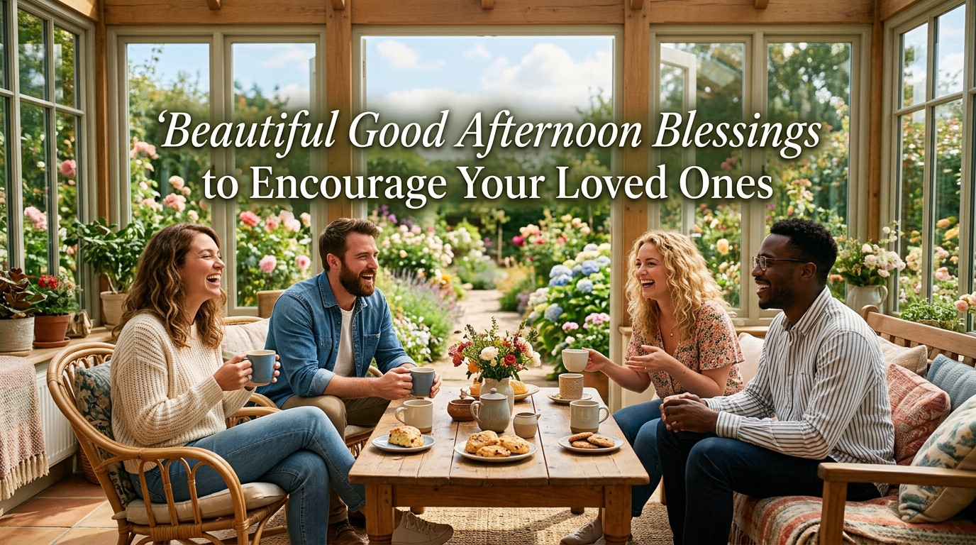 Beautiful Good Afternoon Blessings to Encourage Your Loved Ones
