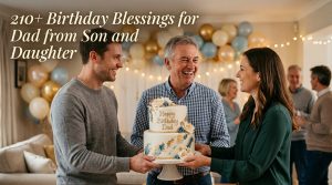 210+ Birthday Blessings for Dad from Son and Daughter