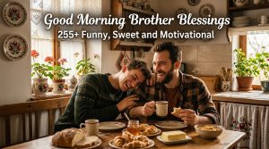 Good Morning Brother Blessings 255+ Funny, Sweet & Motivational