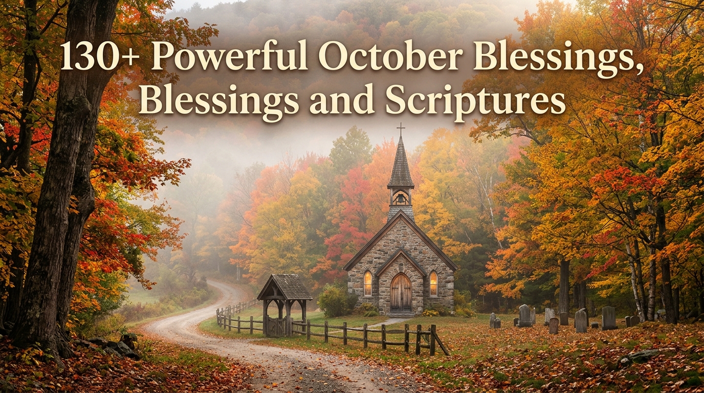 130+ Powerful October Blessings, Blessings and Scriptures