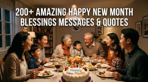 200+ Amazing Happy New Month Blessings Messages & Quotes.