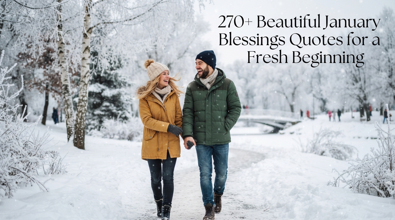 270+ Beautiful January Blessings Quotes for a Fresh Beginning