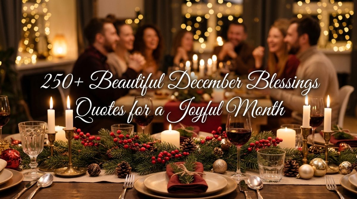 December Blessings Quotes