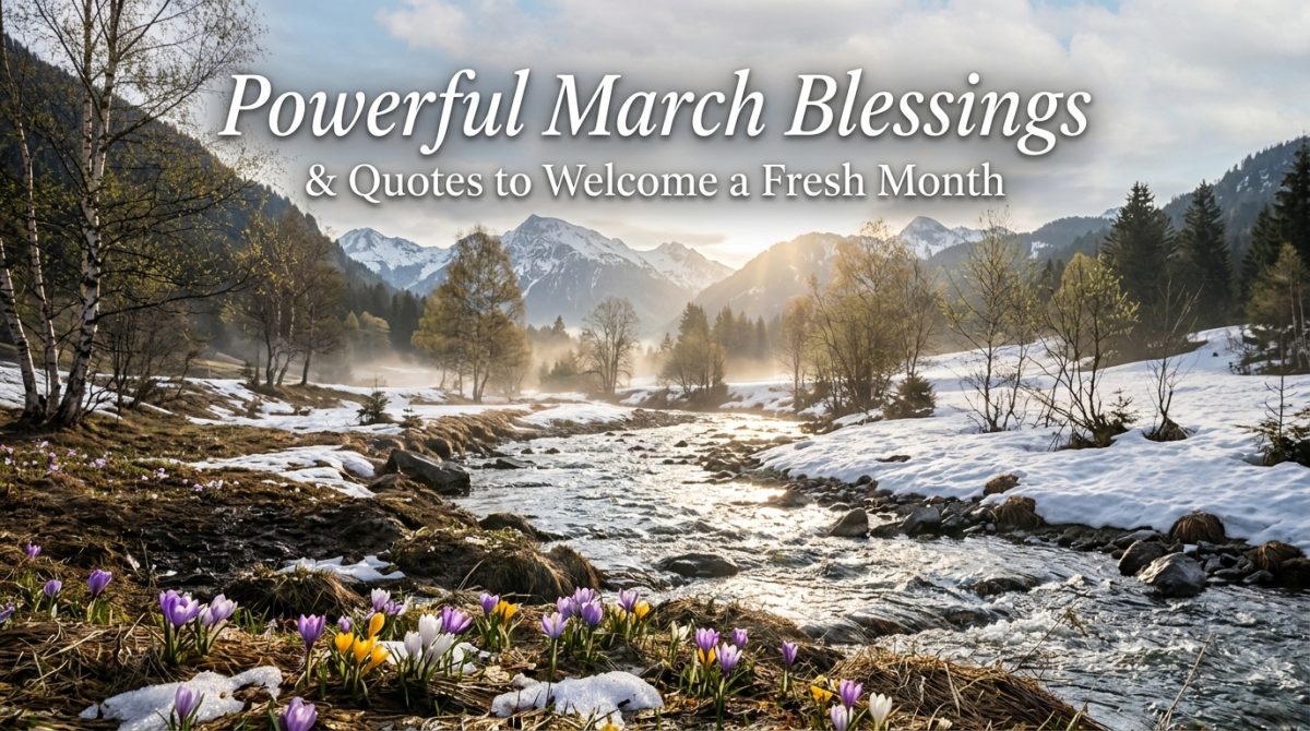 March Blessings