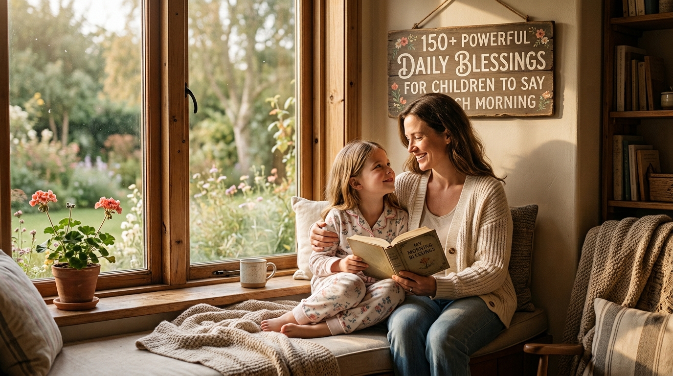 150+ Powerful Daily Blessings for Children to Say Each Morning