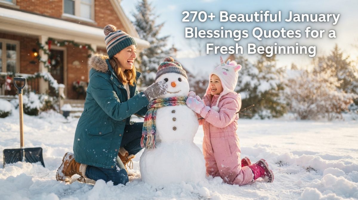 January Blessings Quotes
