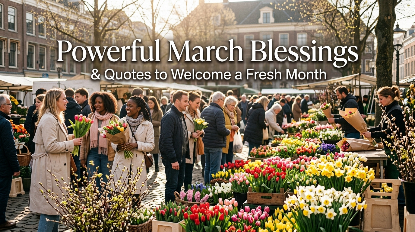 Powerful March Blessings & Quotes to Welcome a Fresh Month