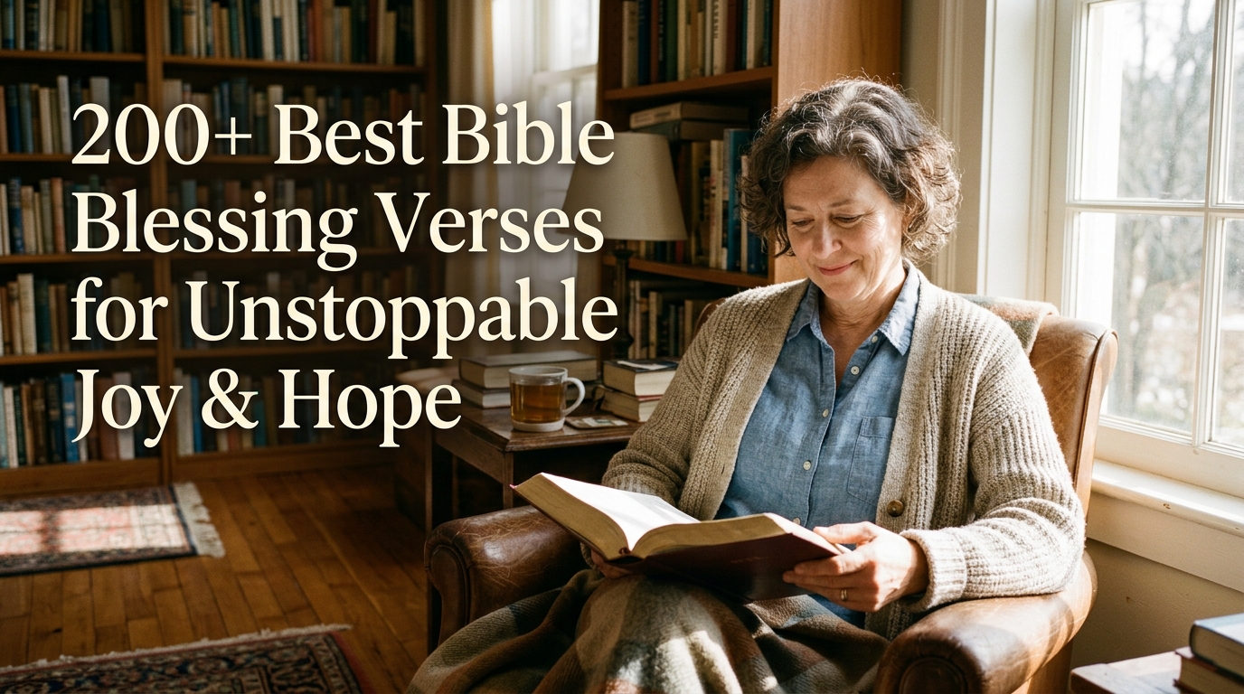 200+ Best Bible Blessing Verses for Unstoppable Joy & Hope
