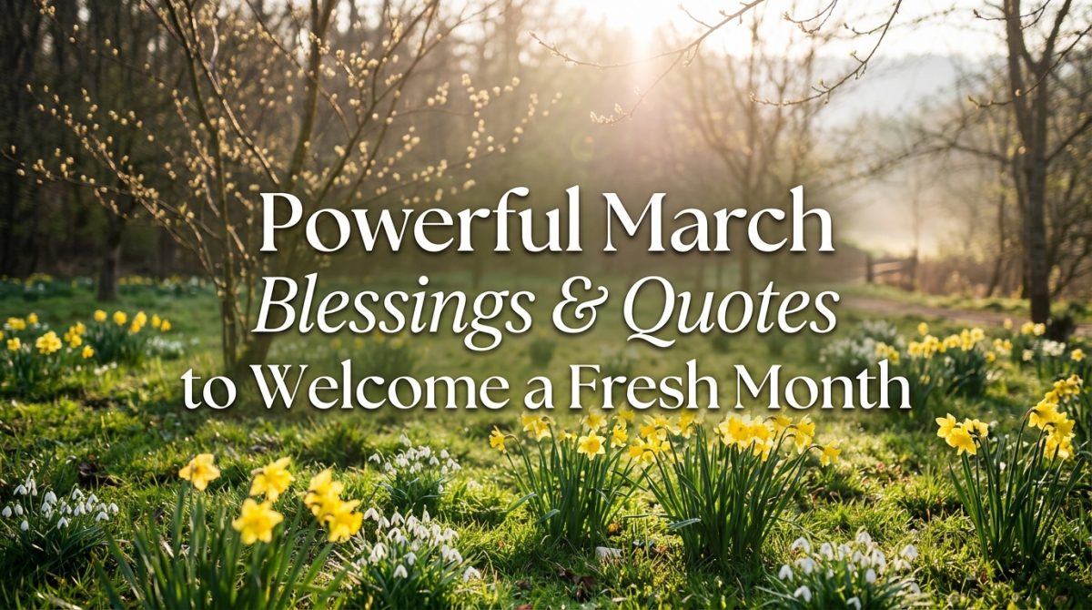 March Blessings