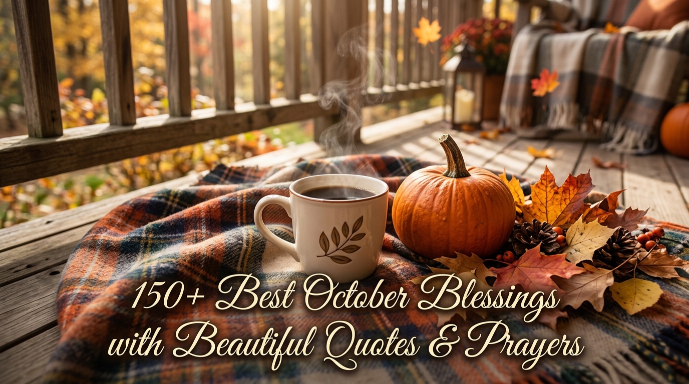 150+ Best October Blessings with Beautiful Quotes & Prayers